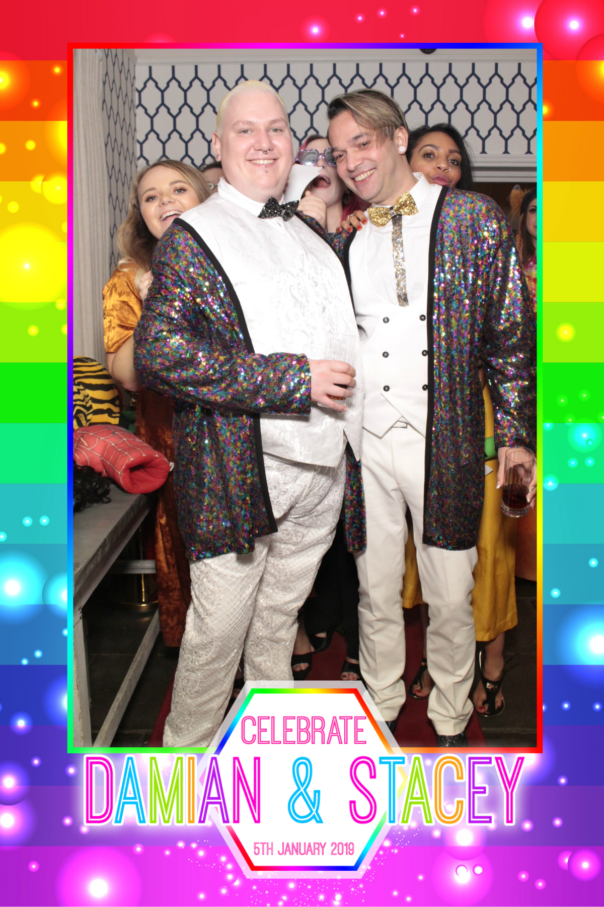 Damian and Stacey's Wedding | View more photos from the event at gallery.myphotoboothexperience.co.uk/u/MyPhotoBoothExperienceLtd/Damian-and-Staceys-Wedding
